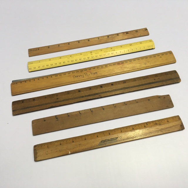 RULER, Wooden Inch